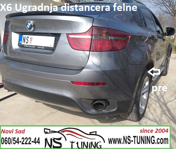 bmw x6 beograd 2010 2011 2012 2013 2014 godiste distanceri felne 5x120 novi sad ugradnja ns tuning